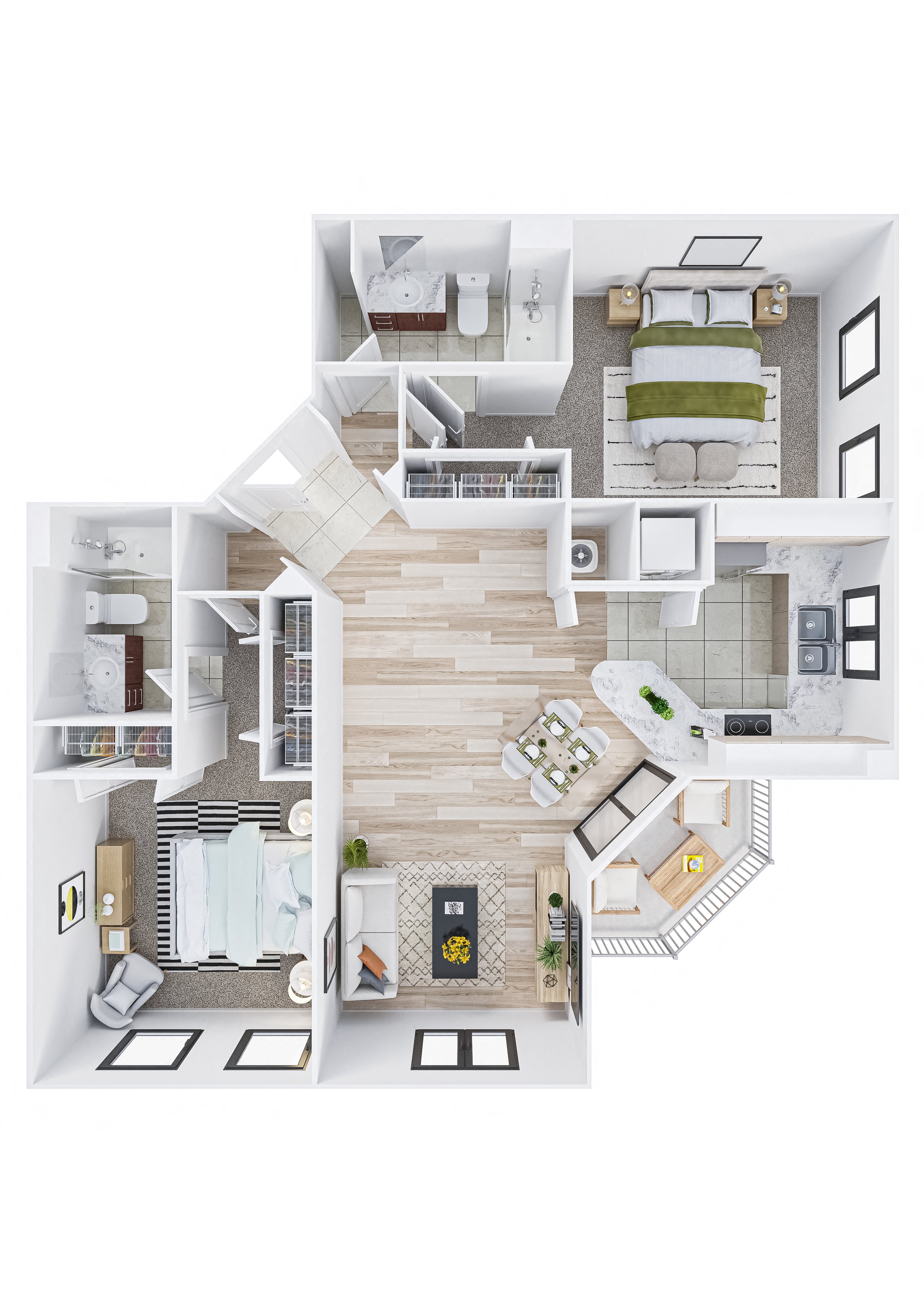 Hibiscus floor plan